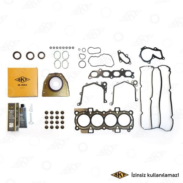 SKT 4C-028-10 TAM TAKIM CONTA FİESTA VISİLİNDİR KAPAK CONTALI 1.4 16V97 HP 08> BENZİNLİ MOTORLAR - Görsel 1