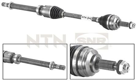 SNR DK55052 KOMPLE AKS SAĞ CLIO IV 1.5 DCI 12- 75-90HP - Görsel 1