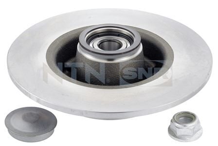 SNR KF155.77U ARKA FREN AYNASI RENAULT MEGANE II 02> MODUS 04> CLIO III 05> 240x82.5x4DELİK RULMANLI ABS SENSÖRLÜ - Görsel 1