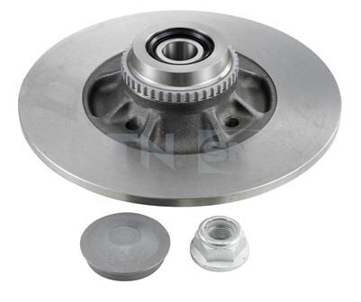 SNR KF155104U FREN DİSKİ ARKA RENAULT CLIO II 98>05 MEGANE I 96> R19 238x8x7MM RULMANLI ABS SENSÖRLÜ - Görsel 1
