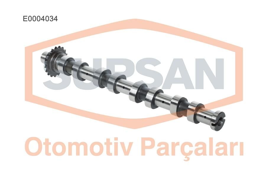 SUPSAN E0004034 EKSANTRİK MİLİ EGSOZ PARTNER-BERLINGO-P206-P207-P307-P308-P3008-P407-P5008-C2-C3-C4-C5-JUMPY FIESTA 02>08-FOCUS II 04>11- FUSION 04>14-VOLVO S40-S80-V50-V70 1.6 16V HDI TDCI - Görsel 1