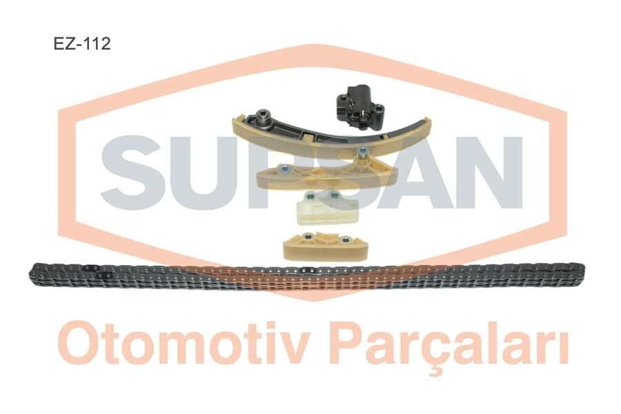 SUPSAN EZ-112 EKSANTRİK ZINCIR SETI TRANSIT V184 01>06 100PS 120 PS - Görsel 1
