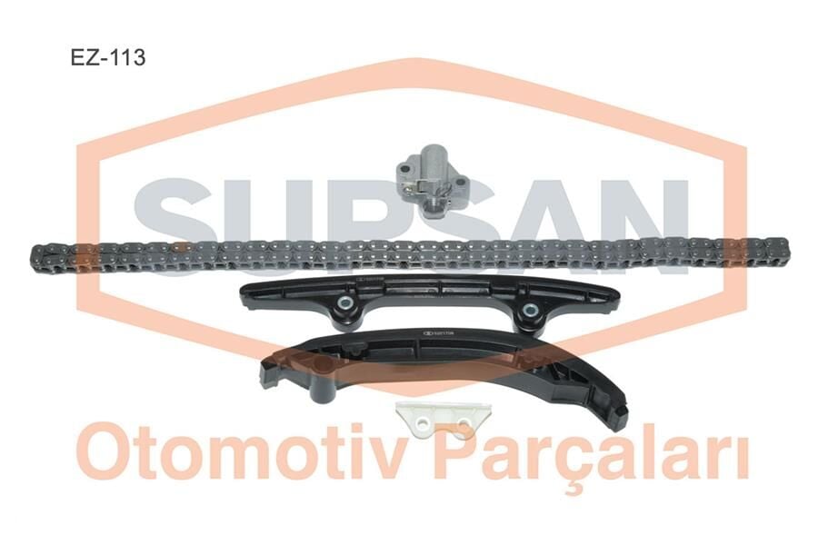 SUPSAN EZ-113 EKSANTRIK ZINCIR SETI KOMPLE BOXER III JUMPER III 22DT PUMA 2.2HDI 16V 130HP 140HP TRANSIT V347 2.2 TDCI 06>14 CUSTOM V362 11>16 2.2 TDCI DUCATO 2.2HDI 06> - Görsel 1