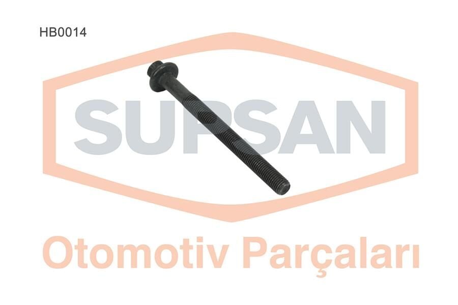 SUPSAN HB0014 SİLİNDİR KAPAK CİVATA SETİ NISSAN QASHQAI X-TRAIL 2.0L M9R Dci J10 T31 07-> / NAVARA 2.3L YS23 M9T Dci D23 15-> / MERCEDES OM699 W470 / RENAULT MASTER II 06-> / MASTER III 10-> - Görsel 1