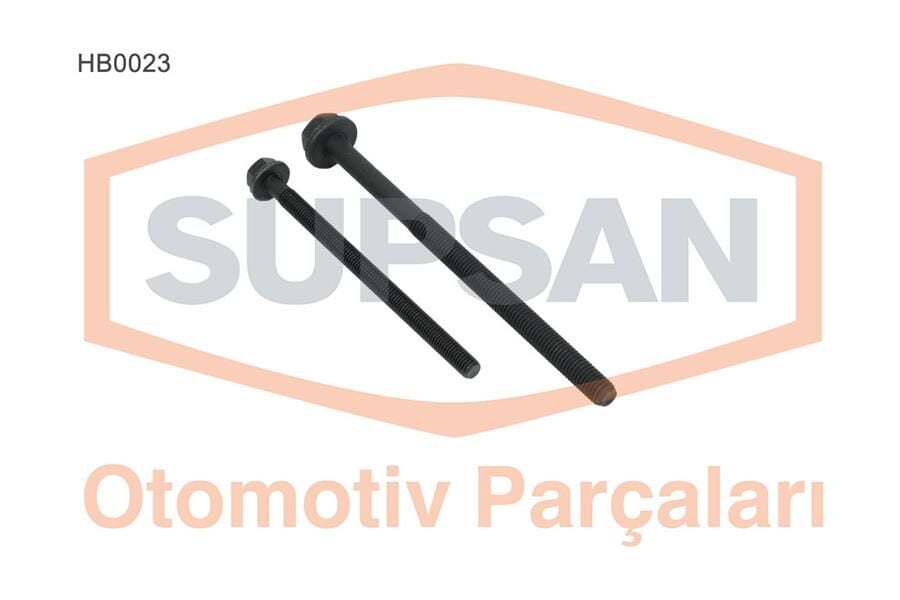 SUPSAN HB0023 SİLİNDİR KAPAK SAPLAMASI SET FORD TRANSİT 06> PEUGEOT BOXER-JUMPER 2.4-2.2 TDCİ 8 KISA-10 UZUN T AKIM - Görsel 1