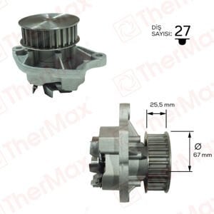 SUPSAN PW0064 POMPA DEVİRDAİM VW POLO 1.4 16V ENG.AFH - Görsel 1