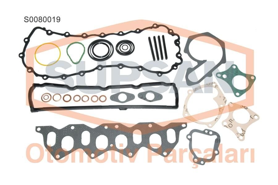 SUPSAN S0080019 CONTA TAM TAKIM RENAULT KANGOO / MEGANE / LAGUNA 1.9D ENG. F8Q YENİ MOTOR - Görsel 1