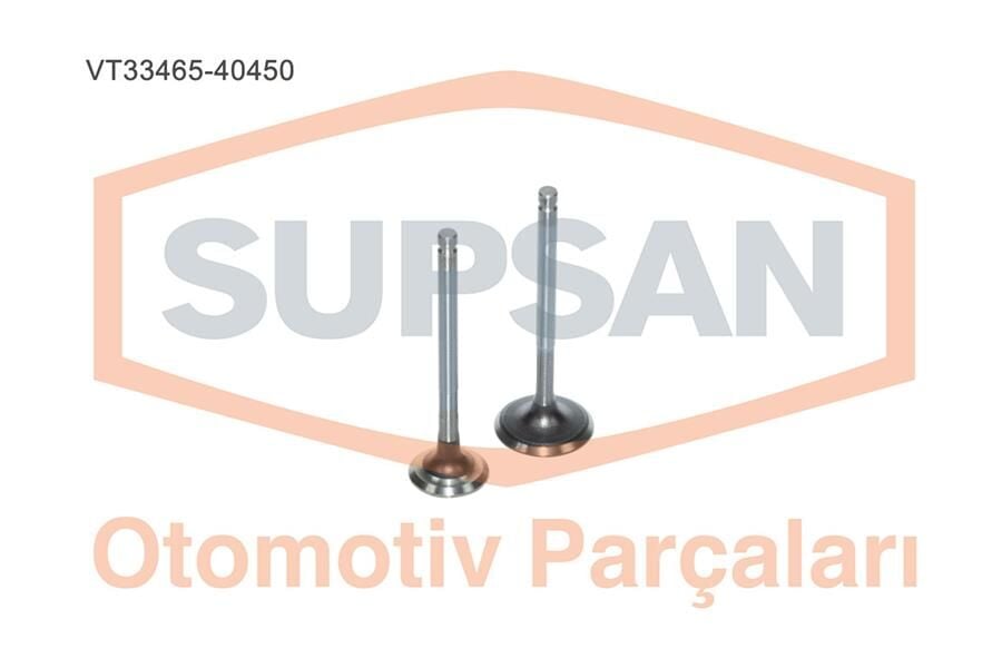 SUPSAN VT33465-40450 SUBAP EMME EGZOZ TAKIM COROLLA 1.6 16V ENJ. 87-00 IN-8/EX-8 31 x 5.985 x 87.5 - 24.5 x 5.98 x 87.84 - Görsel 1