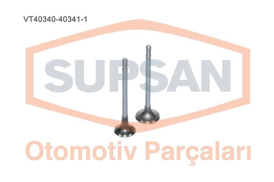 SUPSAN VT40340-40341-1 SUPAP TAKIMI HYUNDAI ACCENT ADMIRE 1.5L D3EA CRDİ 12v 3 silindir 02-05 / GETZ 1.5L D3EA CRDİ 12v D İZEL 02-05 - Görsel 1