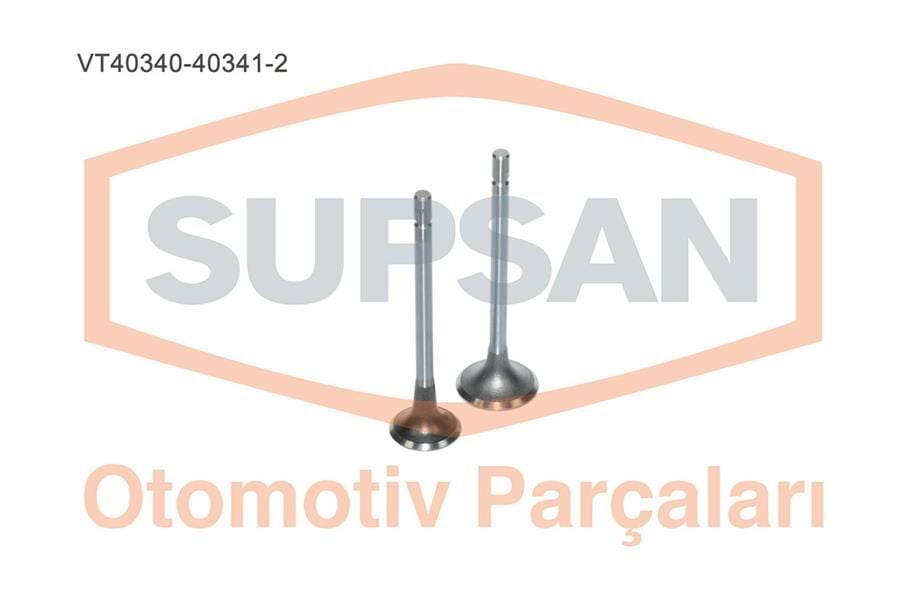 SUPSAN VT40340-40341-2 SUPAP TAKIMI HYUNDAI TUCSON 2.0L D4EA 16V 04-10 / SONATA 2.0L D4EA CRDİ 06-11 / ELANTRA 2.0L D4EA 00 -06 / SANTAFE 2.2L CRDİ 06-09 / KIA SPORTAGE 2.0L D4EA 04-06 / CARENS 2.0L D4EA 02-06 - Görsel 1