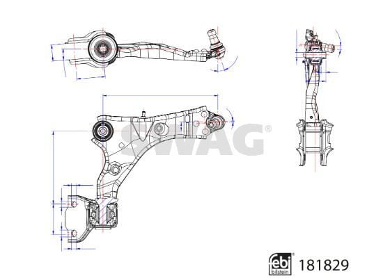SWAG 33108433 SALINCAK ON SAG ALT LAND ROVER DISCOVERY SPORT L550 RANGE ROVER EVOQUE L538 . JAGUAR E-PACE X540 - Görsel 1