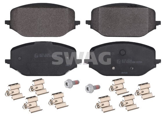 SWAG 33110921 ÖN FREN BALATASI OPEL ASTRA L 22> COMBO E 19> GRANDLAND X CITROEN BERLINGO III-C5 III-C4 18> PEUGEOT P308 III 21> P508 III 18> PARTNER-RIFTER 18> DS4 II-DS7 21> FIAT DOBLO 23> - Görsel 1
