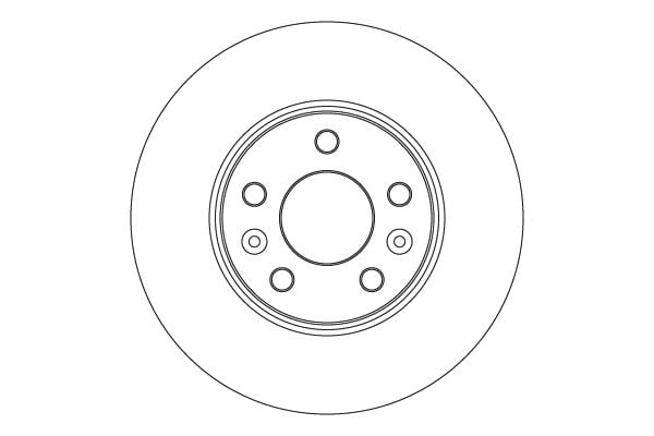 TRW DF4615 ÖN FREN DİSKİ RENAULT MEGANE IV 15> TALISMAN 15> DIŞ ÇAP:296MM K:26MM Y:44MM 5 DELİK - Görsel 1