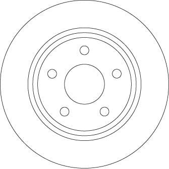 TRW DF6556 ARKA FREN DISK AYNA FOCUS IV 17> - Görsel 1