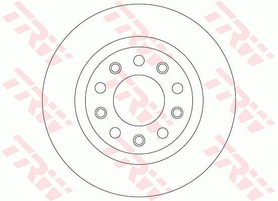 TRW DF8070 ARKA FREN AYNASI ALFA ROMEO GIULIETTA 10> 1.4TB-1.6JTDM 264x5DxDOLU - Görsel 1