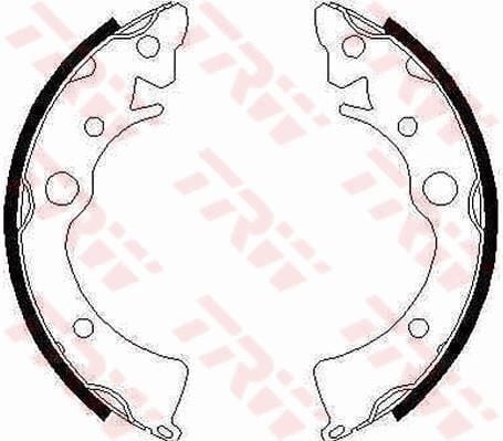 TRW GS6210 ARKA PABUÇ BALATA HONDA CIVIC IV 1.3-1.5 İ-1.6 İ ABS SİZ 91-95 -CIVIC V EJx 1.6 VTİ 96-00 - Görsel 1