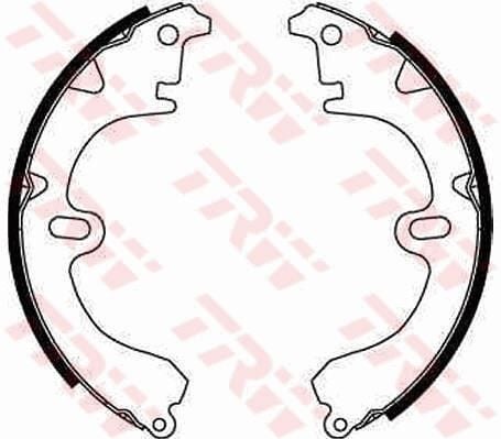 TRW GS8181 ARKA PABUÇ BALATA TOYOTA COROLLA 87-00 CARINA 83-97 CAMRY 83-91 200x37 - Görsel 1