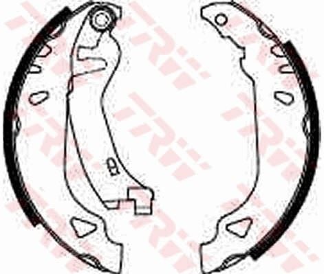 TRW GS8269 ARKA PABUÇ BALATA TMPR 1.4 1.6 90-96 TİPO 1.4 1.6 1.9 89-95 PUNTO 1.2 1.6 1.7D 94-99 180x32 - Görsel 1