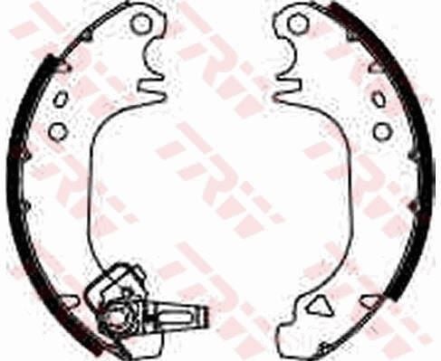 TRW GS8322 ARKA FREN PABUÇ BALATA PEUGEOT P106 91>04 P205 83>98 P309 86>93 CITROEN SAXO 96>04 AX 86>98 180x30m m - Görsel 1