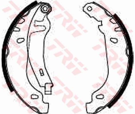 TRW GS8531 ARKA PABUÇ BALATA XSARA 1.5D 1.6 1.8 D 1.9D 97-00 ZX 91-97 306 1.4 1.6 1.8 2.0 93-01 180x31 - Görsel 1