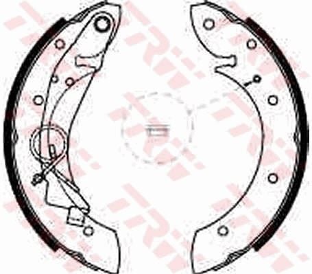 TRW GS8635 ARKA FREN BALATASI PABUÇ PEUGEOT PARTNER 96>15 P405 87>97 CITROEN BERLINGO 96>15 XSARA 99>11 228x 42 - Görsel 1