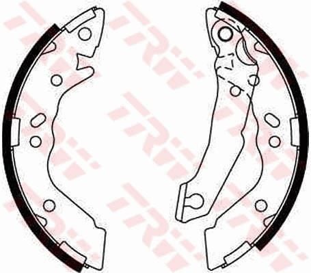 TRW GS8658 ARKA PABUÇ BALATA HYUNDAI ACCENT 1.3 1.5I 94-00 180x32 - Görsel 1