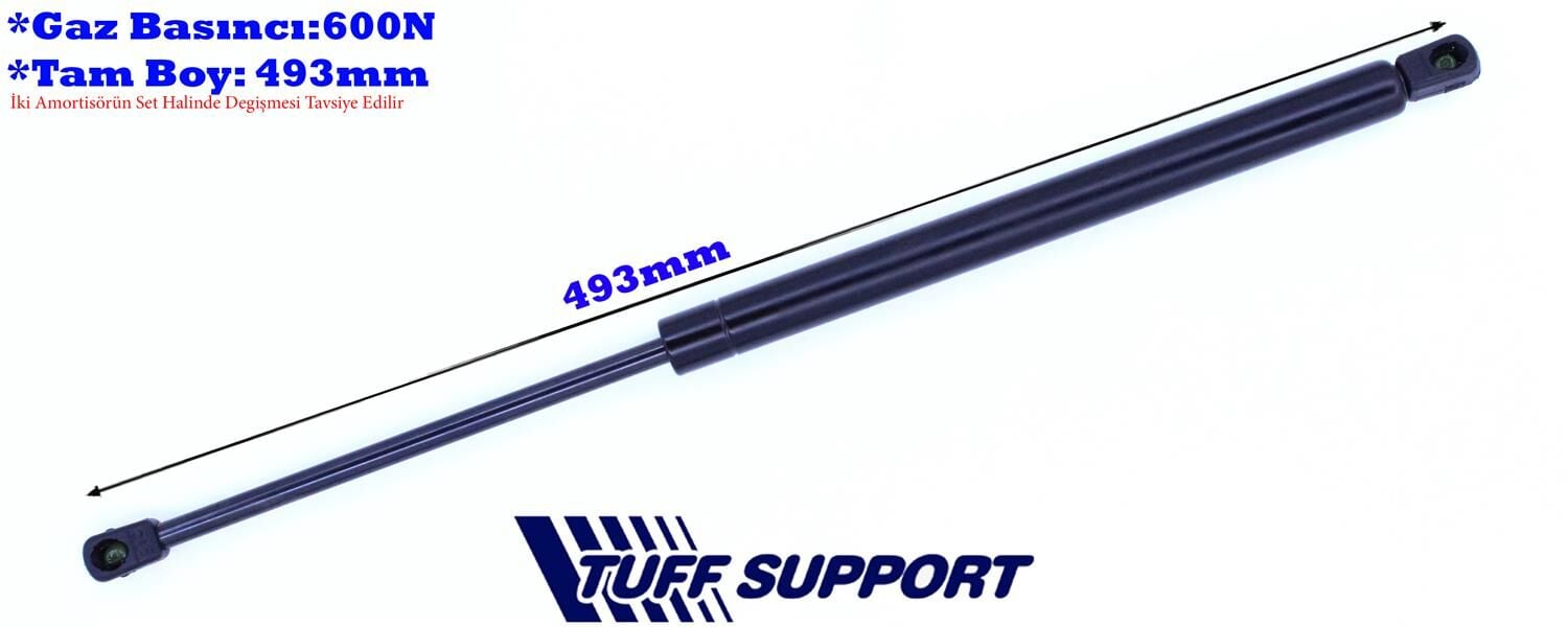 TUFFSUPPORT 611675 BAGAJ AMORTİSÖRÜ PEUGEOT 307 SW BREAK 3E 02 GAZLI - Görsel 1