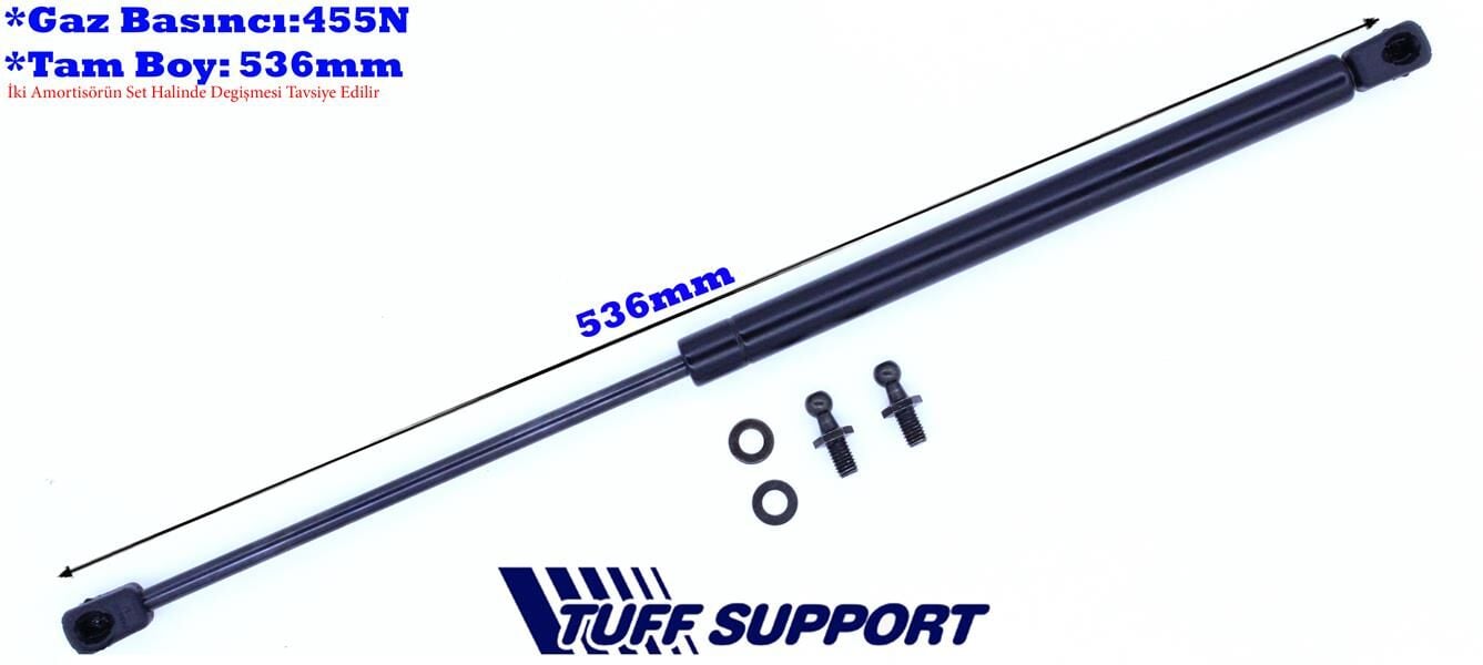 TUFFSUPPORT 612017 BAGAJ AMORTİSÖRÜ GAZLI HYUNDAI ACCENT 1.3L G4EH 95-00 1.5L G4EK 95-00 - Görsel 1