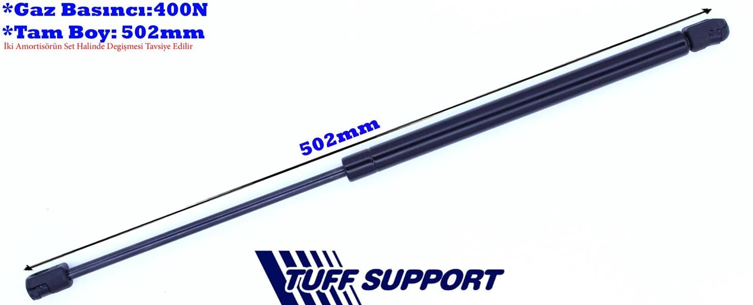 TUFFSUPPORT 612378 BAGAJ AMORTİSÖRÜ GAZLI HONDA CIVIC 1.4L D14Z6 1.6L D16V1 VTEC EP1 EU8 kasa 01-05 - Görsel 1