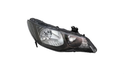 TYC HON10CI079 ÖN FAR SAĞ ELEKTRİKLİ HONDA CIVIC 1.6L R16A2 FD6 VTEC SEDAN 06-11 - BRONZ 20-A923-C5-6B - Görsel 1