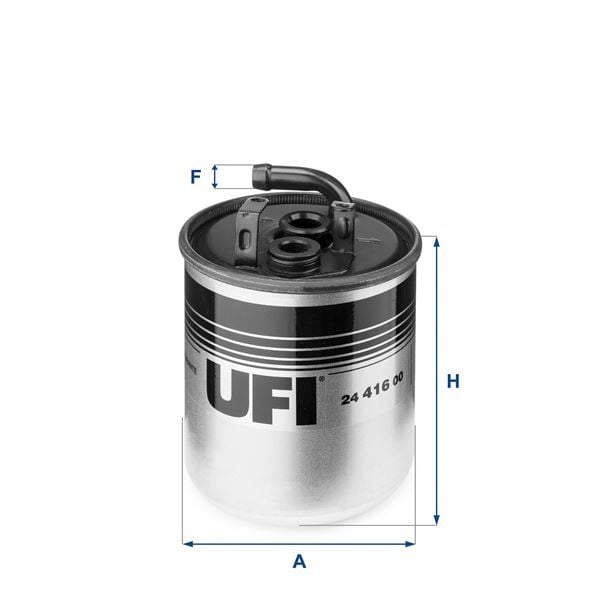 UFI 2441600 YAKIT FILTRESI MERCEDES OM668 OM611 W168 W414 W638 B901>B905 - Görsel 1