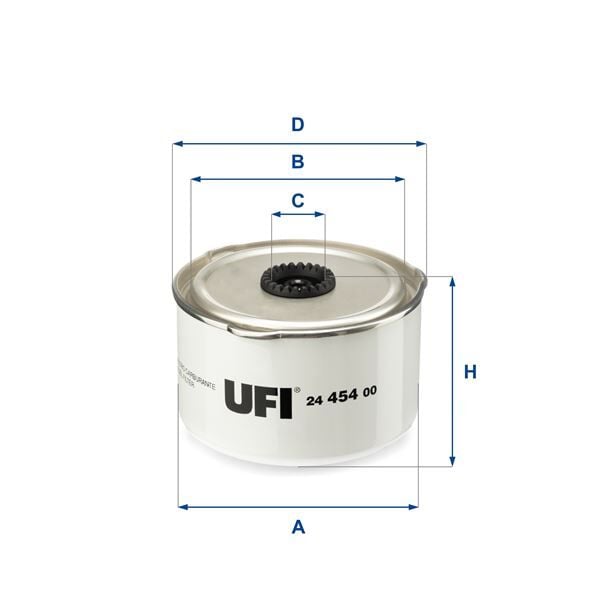 UFI 2445400 YAKIT FILTRESI LAND ROVER 276DT 306DT DISCOVERY 3/4 L319 . RANGE ROVER SPORT 1/2 L320 R.R SPORT 2 L320 13> - Görsel 1