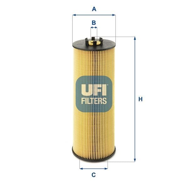 UFI 2501900 YAĞ FİLTRESİ PASSAT 98-05 2.5TDI- A4 97-06 - A6 97-05 - A8 97-02 2.5TDI AFB-AKN - Görsel 1