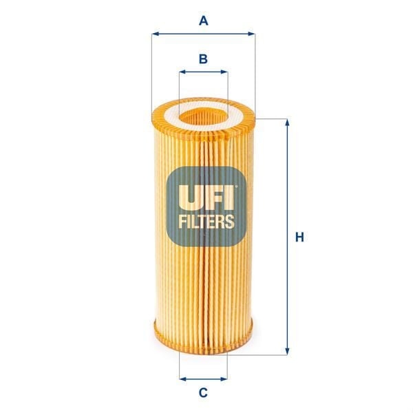 UFI 2508000 YAĞ FİLTRESİ TOUAREG 3.0 V6 10>A4 3.0-3.2 FSI 08>A5 3.0-3.2 10>A6 2.8-3.0-3.2 FSI 04-11 - Görsel 1