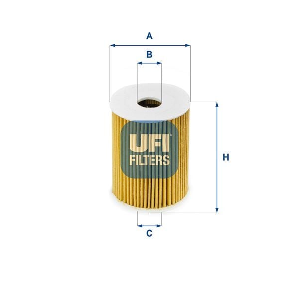 UFI 2509100 YAĞ FİLTRESİ ANTARA 2.0 CDTI 06> CAPTIVA-EPICA-LACETTI-NUBIRA 07> CRUZE 09> 2.0 D - Görsel 1