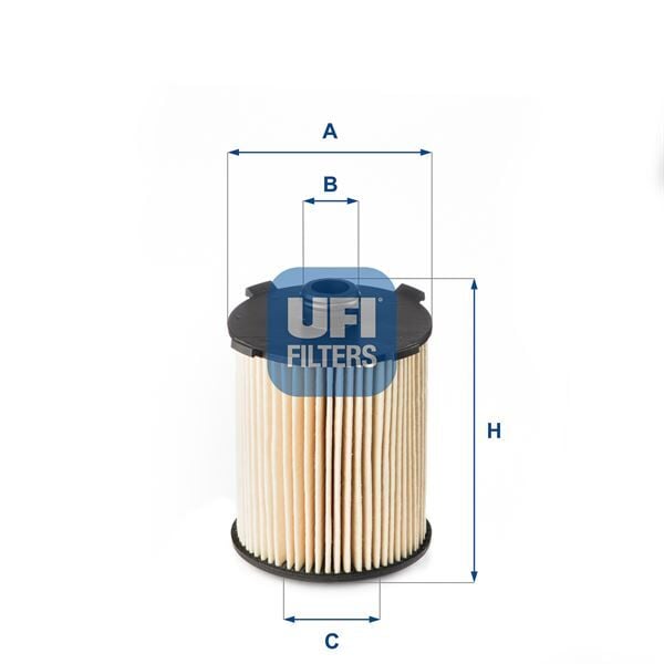 UFI 2511000 YAĞ FİLTRESİ VOLVO S60 II 2015 >2020 > S80 13 > S90 16 > V40 V60 V70 V90 XC40 XC60 XC70 XC90 15> - Görsel 1