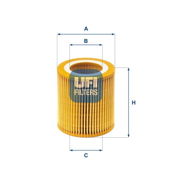 UFI 2517100 YAG FILTRESI BMW N20 F10 F20 F30 F22 F32 F34 F36 E84 E89 - Görsel 1