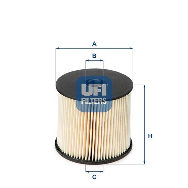 UFI 2600300 YAKIT FİLTRESİ PARTNER-BERLINGO-206-307-406-807-C5-C8-JUMPY-XANTIA-XSARA-SCUDO-EXPERT 2.0HDI DW10 - Görsel 1