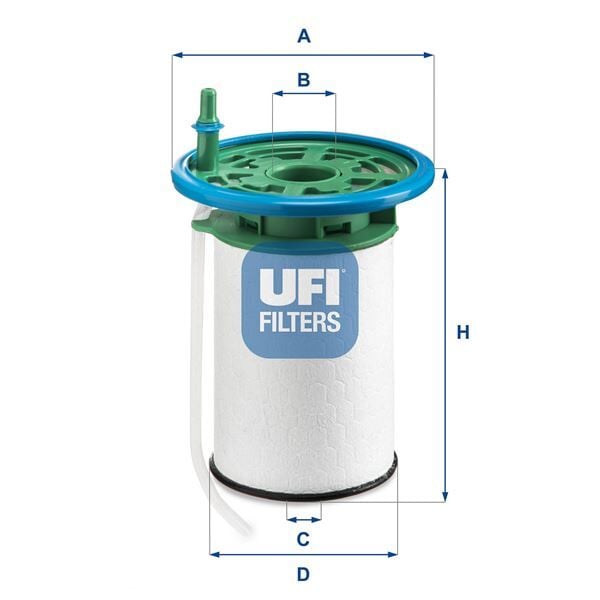 UFI 2605300 YAKIT FİLİTRESİ BOXER-JUMPER 2.0 BLUE HDI 15> - Görsel 1