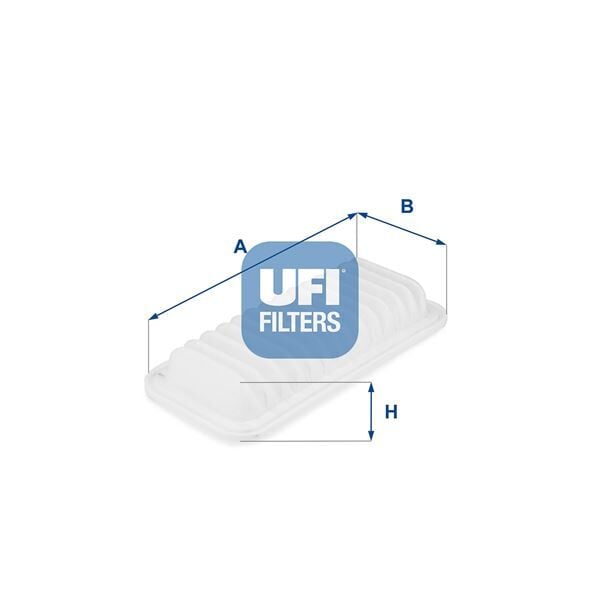 UFI 3017500 HAVA FİLTRESİ TOYOTA YARIS 1.3L 2SZ-FE SCP12 99-05 1.0L 1SZ-FE SCP10 99-05 1.0L 1KR-FE KSP90 06-11 / DAIHATSU SIRION 1.0L 1KR-FE M300 05-> / P107 05> C1 05> 1.0L - Görsel 1