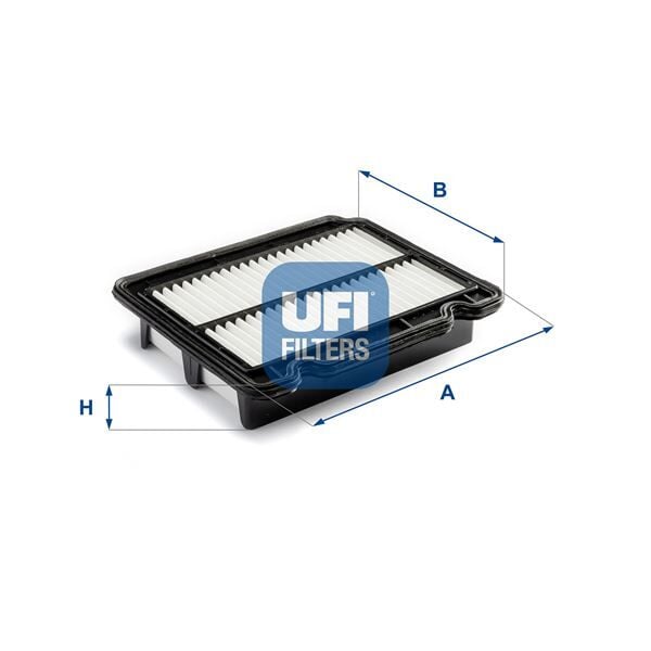 UFI 3027900 HAVA FİLTRESİ CHEVROLET KALOS 1.2L 1.4L B12S1 F14D T200 02-> / AVEO 1.2L 1.4L F14D SEDAN T250 T255 06-> - Görsel 1