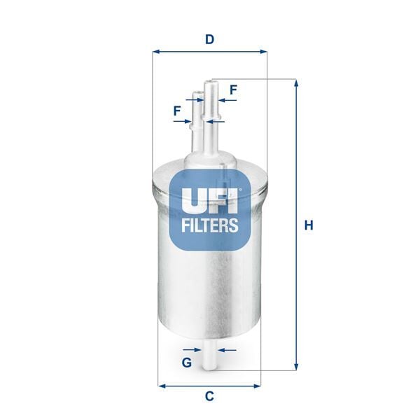 UFI 3184000 YAKIT FİLTRESİ AMAROK-IBIZA V-LEON-TOLEDO III-OCTAVIA-EOS-GOLF V-JETTA III-PASSAT-POLO-TOURAN OE - Görsel 1