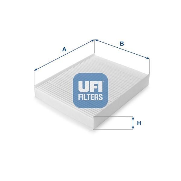 UFI 5307600 POLEN FİLTRESİ FIESTA V 1.3-1.4TDCI-1.4 16V-1.6TDCI-1.6 16V 01 > FUSION 1.4-1.4TDCI-1.6-1.6TDCI 02 > - Görsel 1