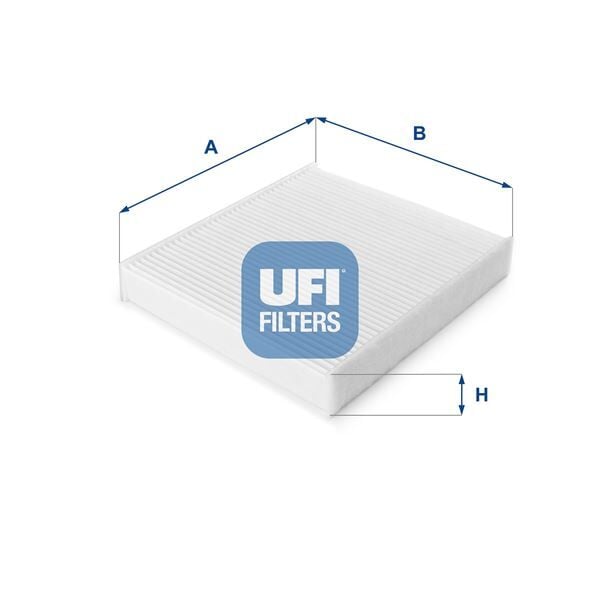 UFI 5312900 POLEN FİLTRESİ KARBONSUZ FOCUS II 1.6TDCİ 1.8 2.0 TDCİ 2004-201212 VOLVO S40 C70 V50 C30 04-12 - Görsel 1