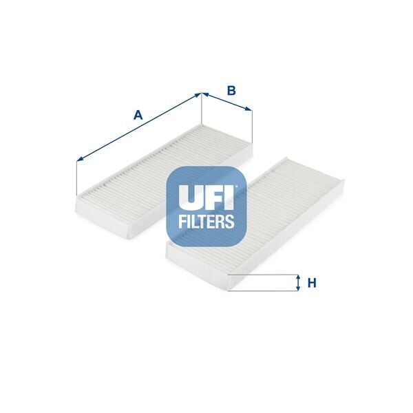 UFI 5331300 POLEN FİLTRESİ P301- C-ELYSEE 1.2 VTİ-1.6VTİ-1.6HDİ 11/12 > - Görsel 1