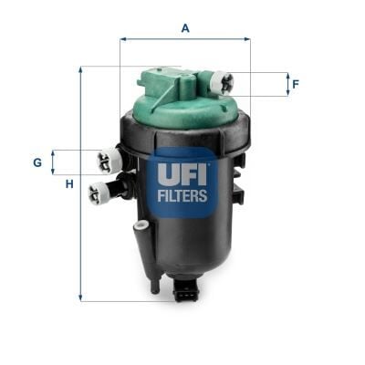 UFI 5517800 YAKIT FİLTRESİ KOMPLE FIAT DOBLO 05>16 1.3D MJET OE TEK MÜŞÜR - Görsel 1