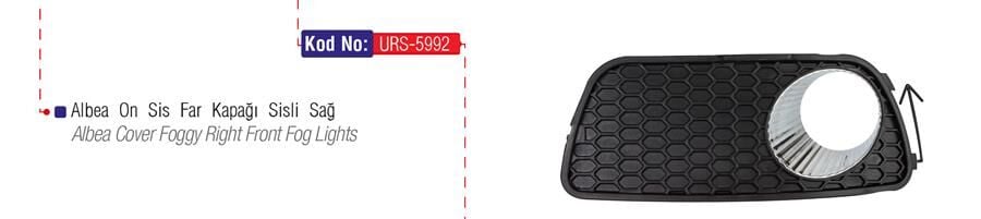URS 5992 SİS FAR ÇERÇEVESİ KAPAĞI SİSLİ SAĞ ALBEA 05 > - Görsel 1