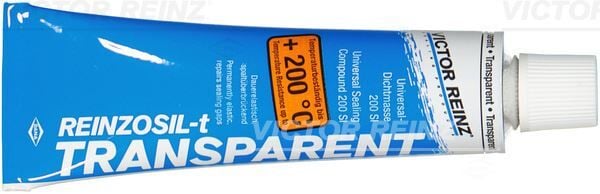 V.REINZ 703145300 SIVI CONTA SİLİKON TRANSPARAN 70 ml 50 C. ila 200 C - Görsel 1