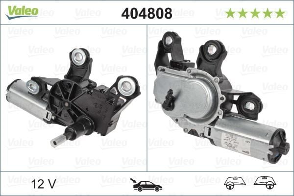 VALEO 404808 SİLECEK MOTORU ARKA VW TRANSPORTER T5 04> - Görsel 1