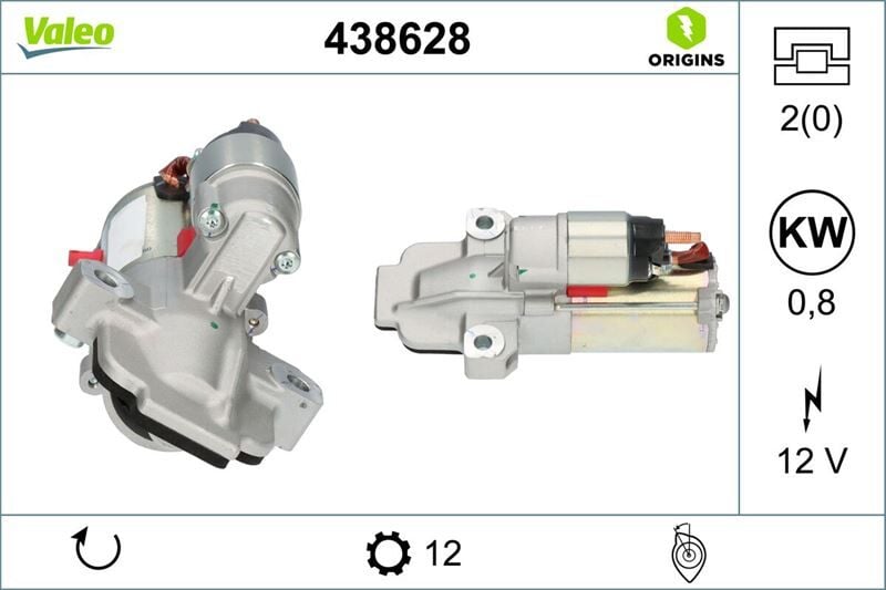 VALEO 438628 MARŞ MOTORU FOCUS-FİESTA-KUGA-PUMA 18> 1.5 DRAGON-1.0 ECOBOOST - Görsel 1